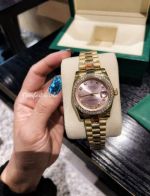 ROLEX 316L Steel Imported Chips Rose Gold 31mm Woman Watch